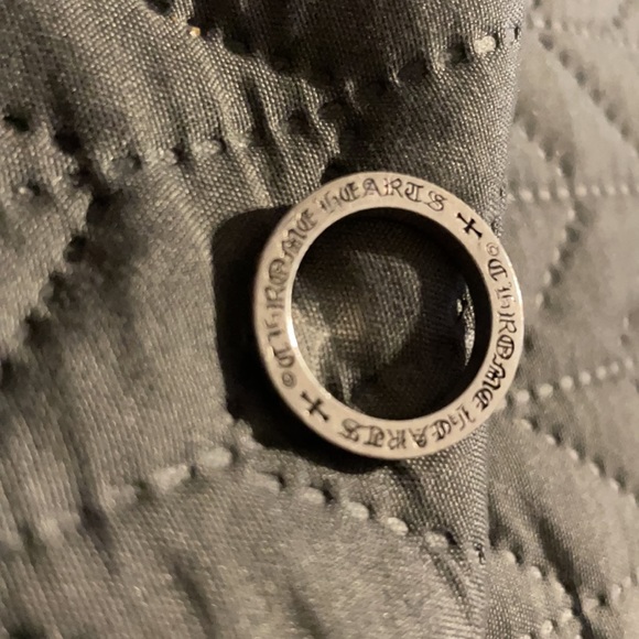 3mm Chrome Hearts Silver”Fuck You “ Stackable - Picture 6 of 7